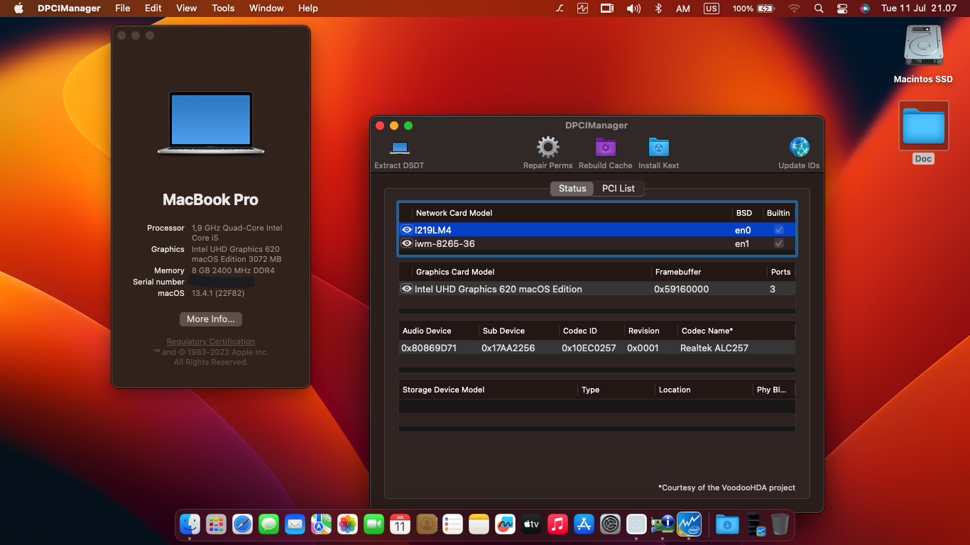 Lenovo Thinkpad X280 5th [KabyLake R   Intel UHD 620 + PS2 SMBUS]   OpenCore 1